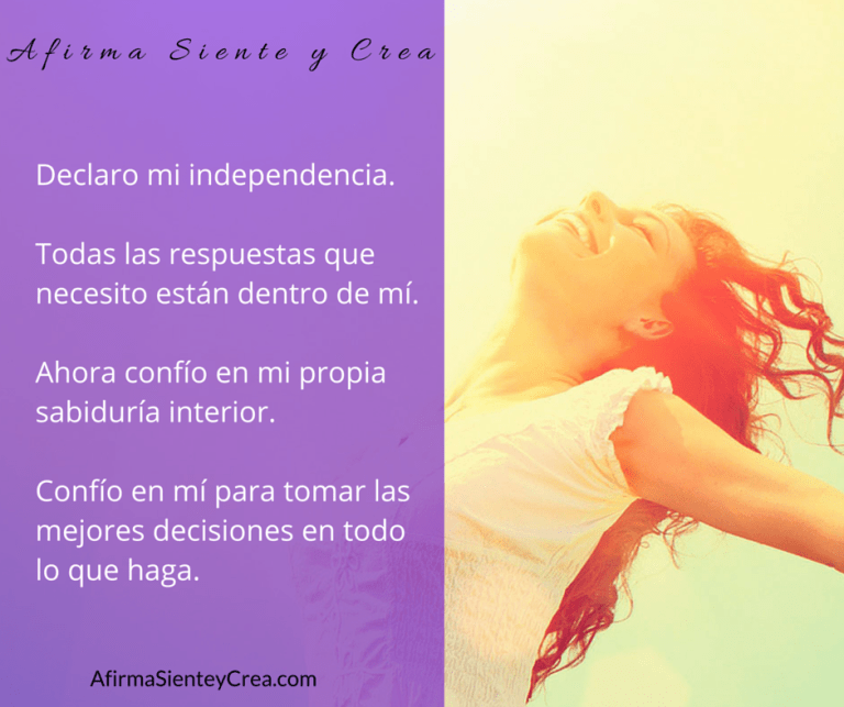 confio en mi propia sabiduría