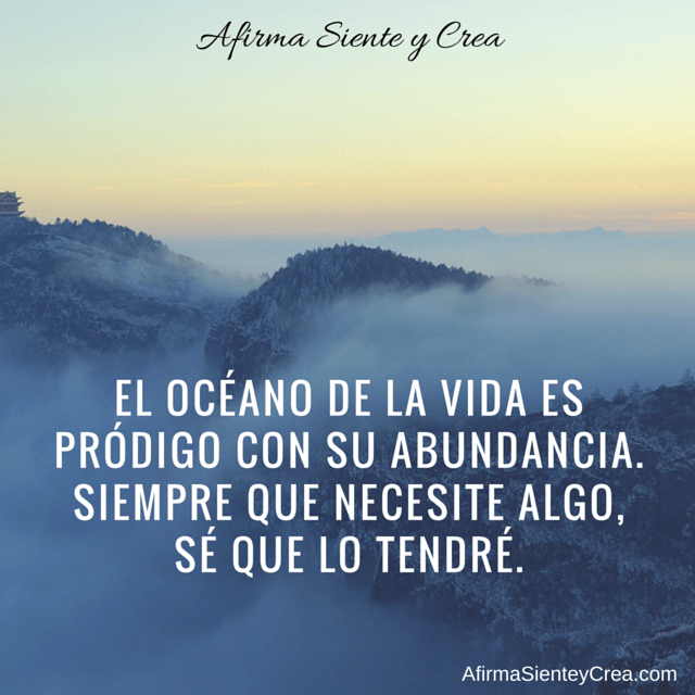 la vida es abundancia