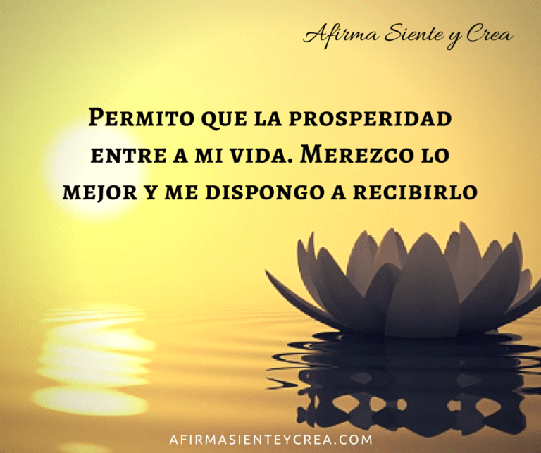 permito que la prosperidad